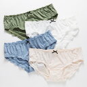 6色【ML】 シンプル スタンダード ショーツ とろみ感 クセになる肌触り レディース フルバックショーツ パンティ パンツ 無地 サラサラ 柔らか
