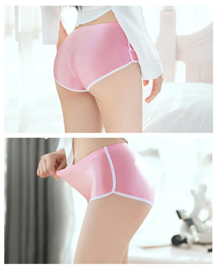 4色 【 M L 】 マイクロミニ ブルマ 光沢 艶 ショートパンツ ホットパンツ コスプ...
