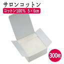 サロンコットン 5×6cm 300枚入 コットン 木綿 フェイスコットン 化粧落とし メイク直し メイク落とし