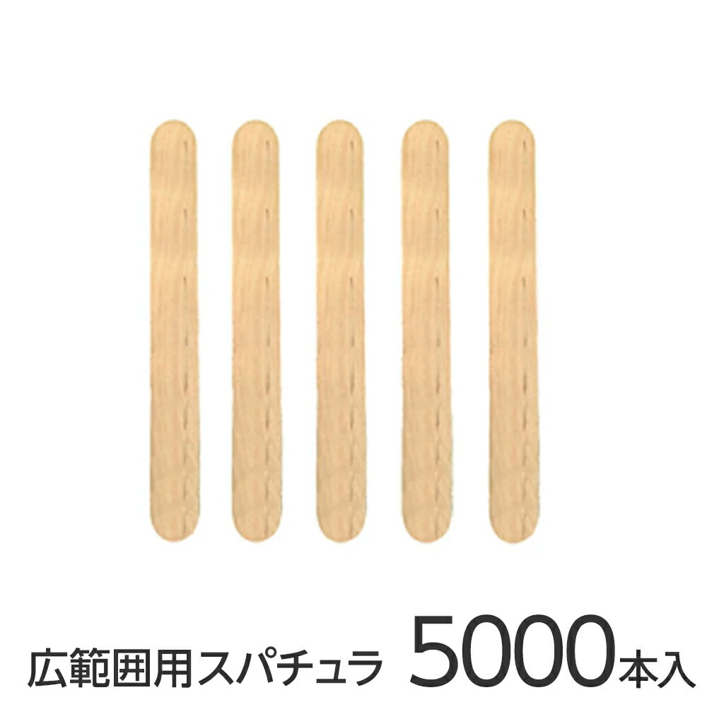 【クーポン☆300円OFF】 REPICA 木製 スパチュラ 大サイズ 5000本入り ボディ用 消毒済み ウッドスパチュラ 木ヘラ ブラジリアンワックス スパチュラ ワックス脱毛 スパチュラ ブラジリアン ワックス スパチュラ 木へら 背中 脚 等広範囲用