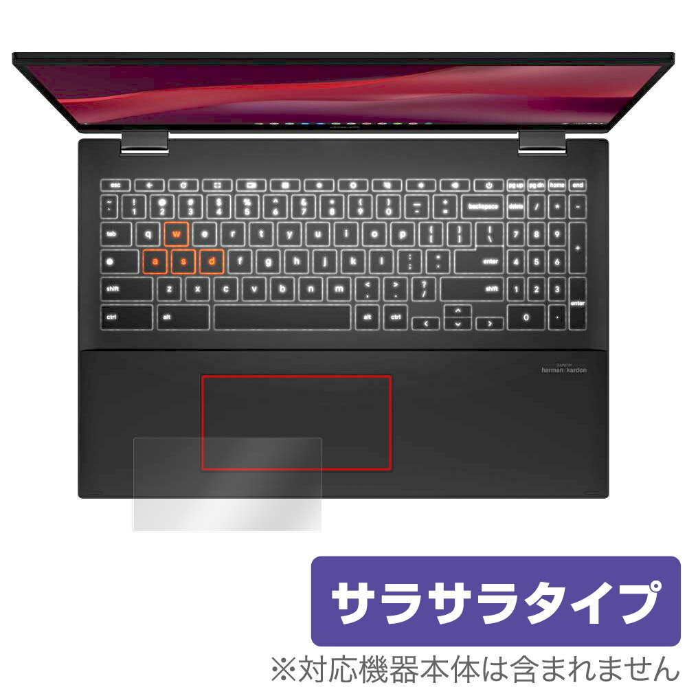 楽天保護フィルムの老舗 ビザビASUS Chromebook Vibe CX55 Flip CX5501 タッチパッド 保護フィルム OverLay Protector エイスース クロームブック アンチグレア さらさら