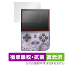 ANBERNIC RG35XX 保護 フィルム OverLay Absorber 高光沢 for ANBERNIC RG35XX ポータブルゲーム機 衝撃吸収 高光沢