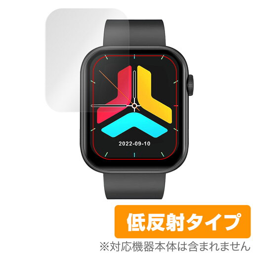 スマートウォッチ QX7 保護 フィルム OverLay Plus for Smartwatch QX7 液晶保護 アンチグレア 反射防止 非光沢 指紋防止 スマートウォッチ QX7 保護 フィルム OverLay Plus for Smartwatch QX7 液晶保護 アンチグレア 反射防止 非光沢 指紋防止