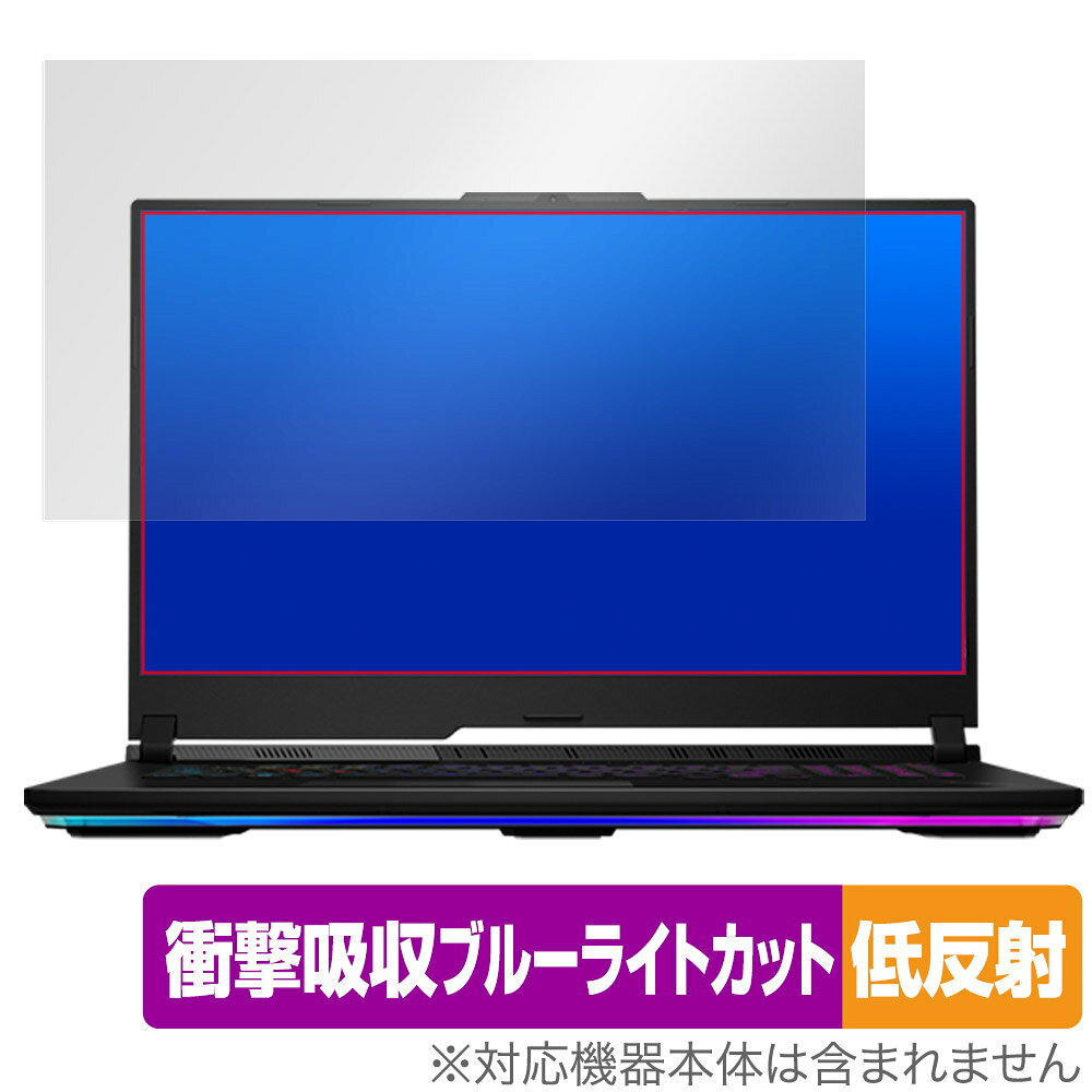 LCD Protective Film - ASUS ROG Strix SCAR 17 G733PY 保護 フィルム OverLay Absorber 低反射 エイスース ノートPC 衝撃吸収 反射防止 ブルーライトカット 抗菌