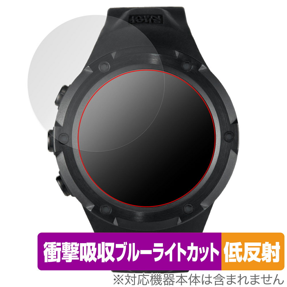 Shot Navi Evolve PRO Touch 保護 フィルム OverLay Absorber 低反射 ショットナビ 腕時計型GPSナビ 衝..