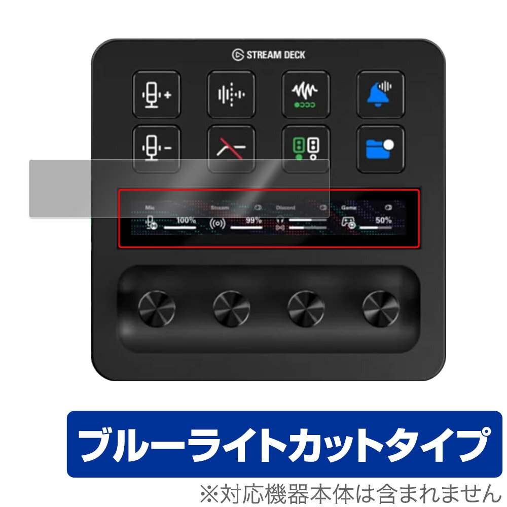 Elgato STREAM DECK + LCDタッチパネル用 保護フィルム OverLay Eye Protector エルガト ストリームデ..