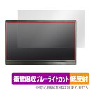 モバイルモニター 15.6インチ GS156DM1 保護フィルム OverLay Absorber 低反射 モニター用フィルム 衝撃吸収 ブルーライトカット 抗菌