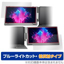 ROADOM 14インチ トリプルポータブルモニター X90 2枚セット 保護 フィルム OverLay Eye Protector 低反射 モニター用 ブルーライトカット