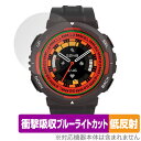 Amazfit Active Edge 保護フィルム OverLay Absorber 低反射 アマズフィット スマートウォッチ用フィルム 衝撃吸収 ブルーライトカット