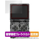 ANBERNIC RG35XXSP 保護 フィルム OverLay Absorber 低反射 for アンバーニック レトロゲーム機 衝撃吸収 ブルーライトカッ...