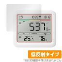 SwitchBot CO2センサー 温湿度計 保護フィルム OverLay Plus for スイッチボット 温度計 液晶保護 アンチグレア 反射防止 非光沢 指紋防止(4)