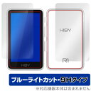HiBy R1 表面 背面 フィルム OverLay Eye Protector 9H for ハイビー デジタルオーディオプレーヤー 9H 高硬度 ブルーライ...