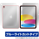 iPad (A16) 第11世代 (2025) Wi-Fiモデル 表面 背面 フィルム OverLay Eye Protector for アップル アイパッド ブルーライトカット(2)