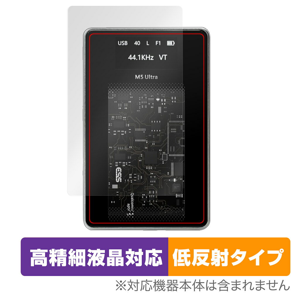 MUSE HiFi M5 ULTRA 保護 フィルム OverLay Plus Lite for ポータブル 真空管DACアンプ 高精細液晶対応 アンチグレア 反射防止 指紋防止 vis-a-vis-10225084 保護フィルムの老舗 ビザビ パッケージ画像