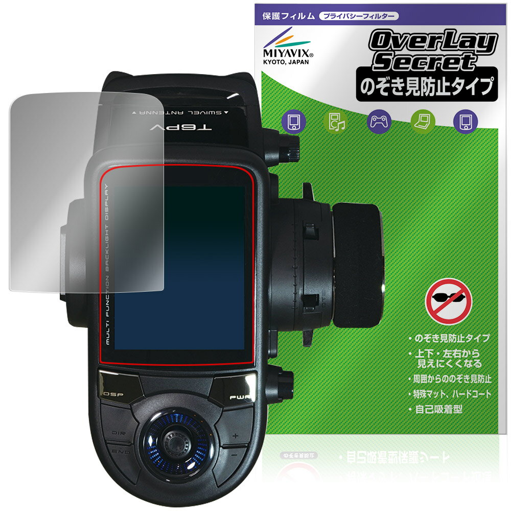 Futaba カー用送信機 T6PV 保護 フィルム OverLay Secret for フタバ プロポ 液晶保護 プライバシーフ..
