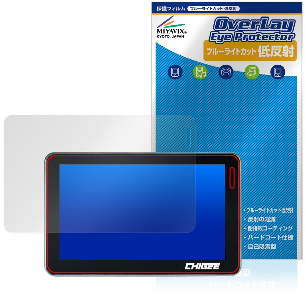 TANAX スマートライドモニター XR-2 SRS-019 保護 フィルム OverLay Eye Protector 低反射 for タナックス ブルーライトカット 反射防止