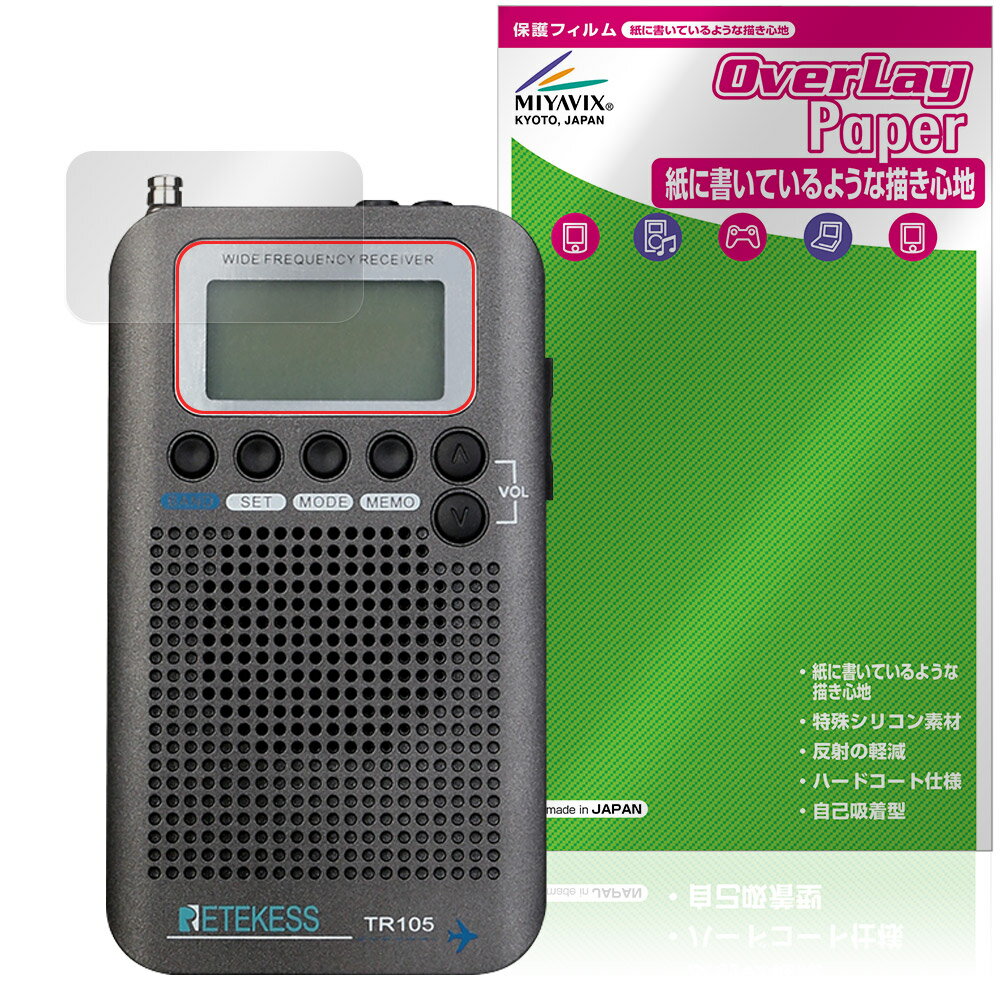 Retekess �ݡ����֥�饸�� TR105 �ݸ� �ե���� OverLay Paper ��̣���� ��Τ褦����������