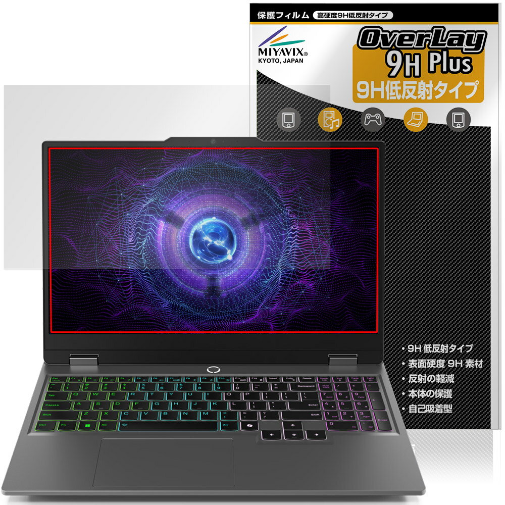 Lenovo LOQ 15IRX9 15AHP9 保護 フィルム OverLay 9H Plus for レノボ ノートパソコン 9H 高硬度 アンチグレア 反射防止