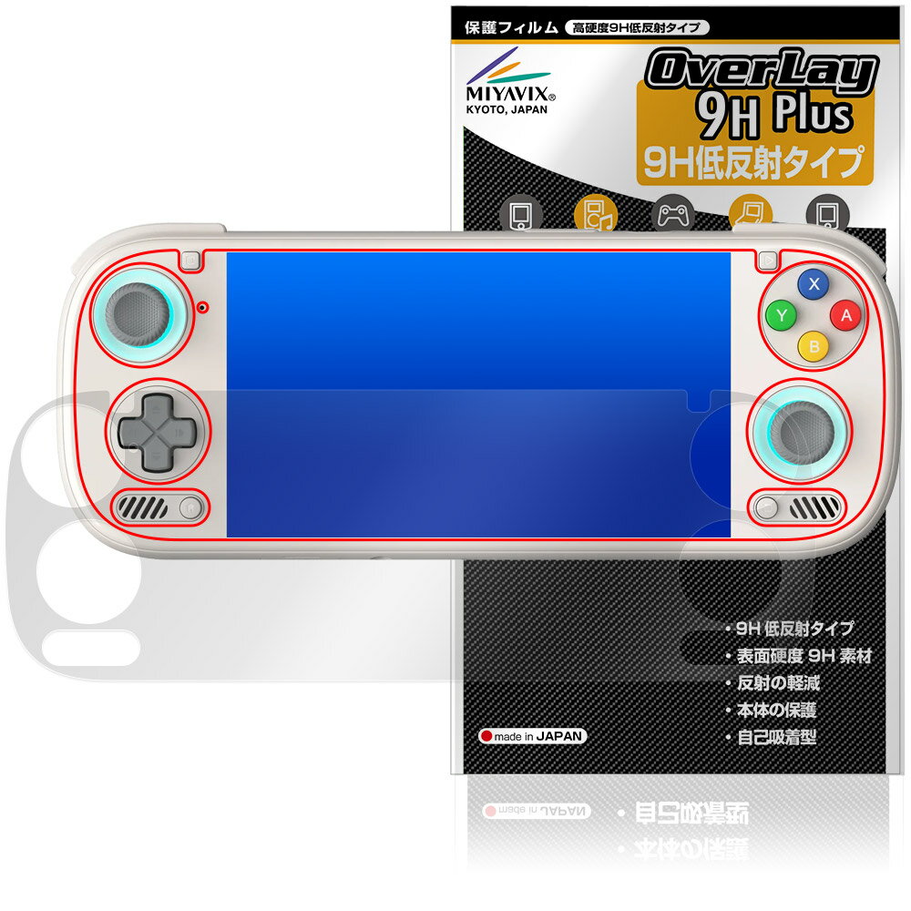 AYN Odin 3 保護フィルム OverLay 9H Plus for ゲーミングハンドヘルド 9H 高硬度 アンチグレア 反射防止