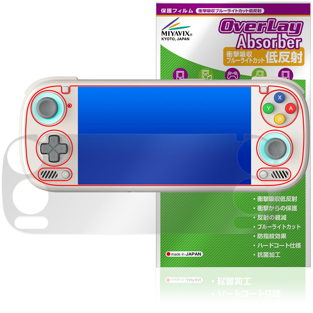 AYN Odin 3 �ݸ�ե���� OverLay Absorber ��ȿ�� for �����ߥ󥰥ϥ�ɥإ�� �׷�ۼ� ȿ���ɻ� �֥롼�饤�ȥ��å� ����