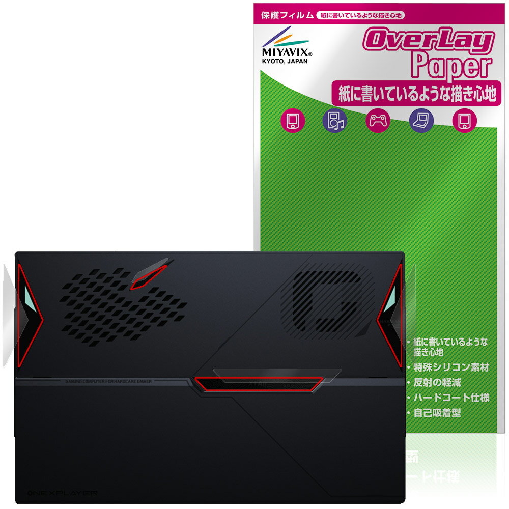 One-Netbook ONEXPLAYER X1 Air 背面ロゴ部用 保護フィルム OverLay Paper for エックスワン エアー ザラザラした手触り ホールド感アップ