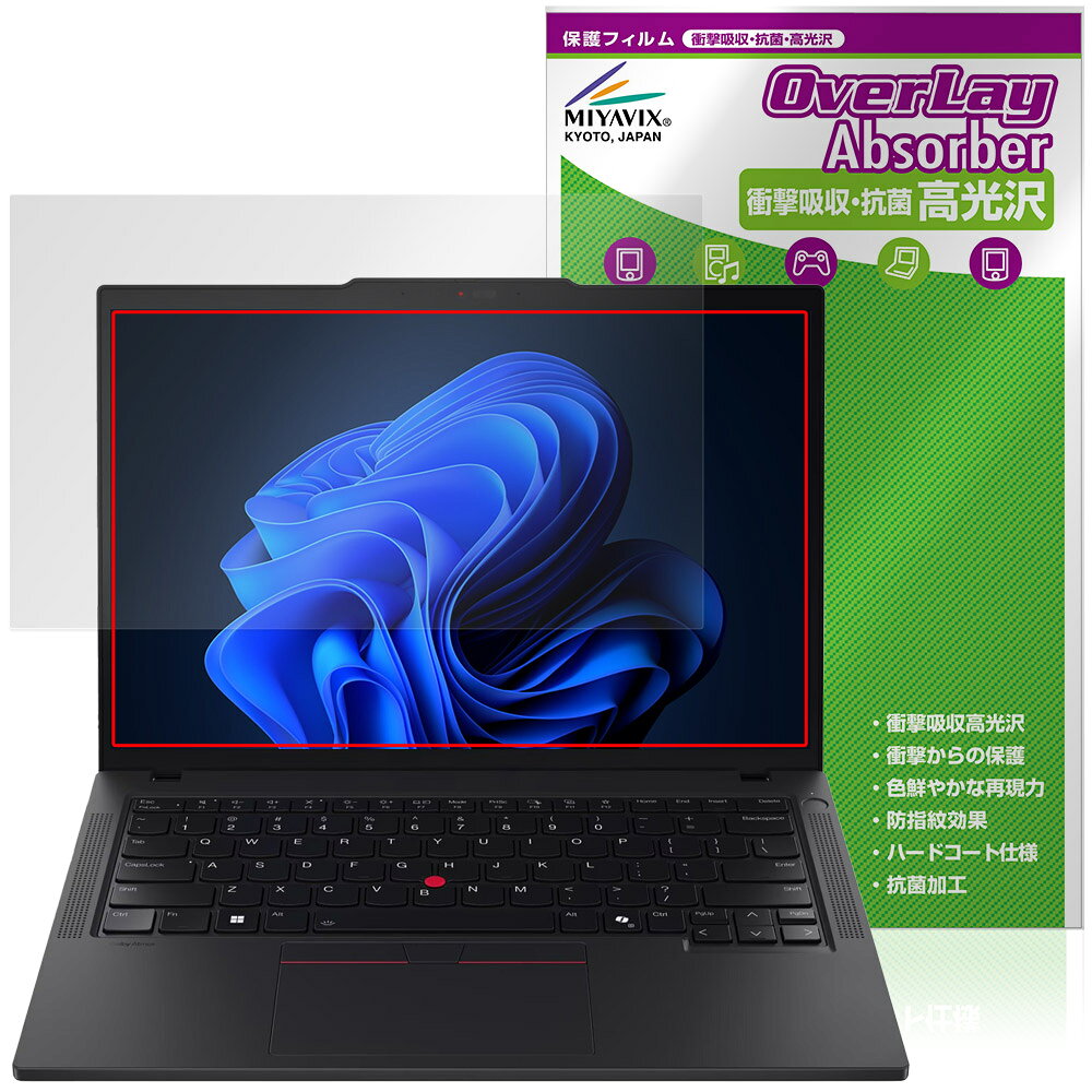 Lenovo ThinkPad T14 Gen 6 14�� �ݸ�ե���� OverLay Absorber ����� for ��Υ� ���󥯥ѥå� �׷�ۼ� ���...