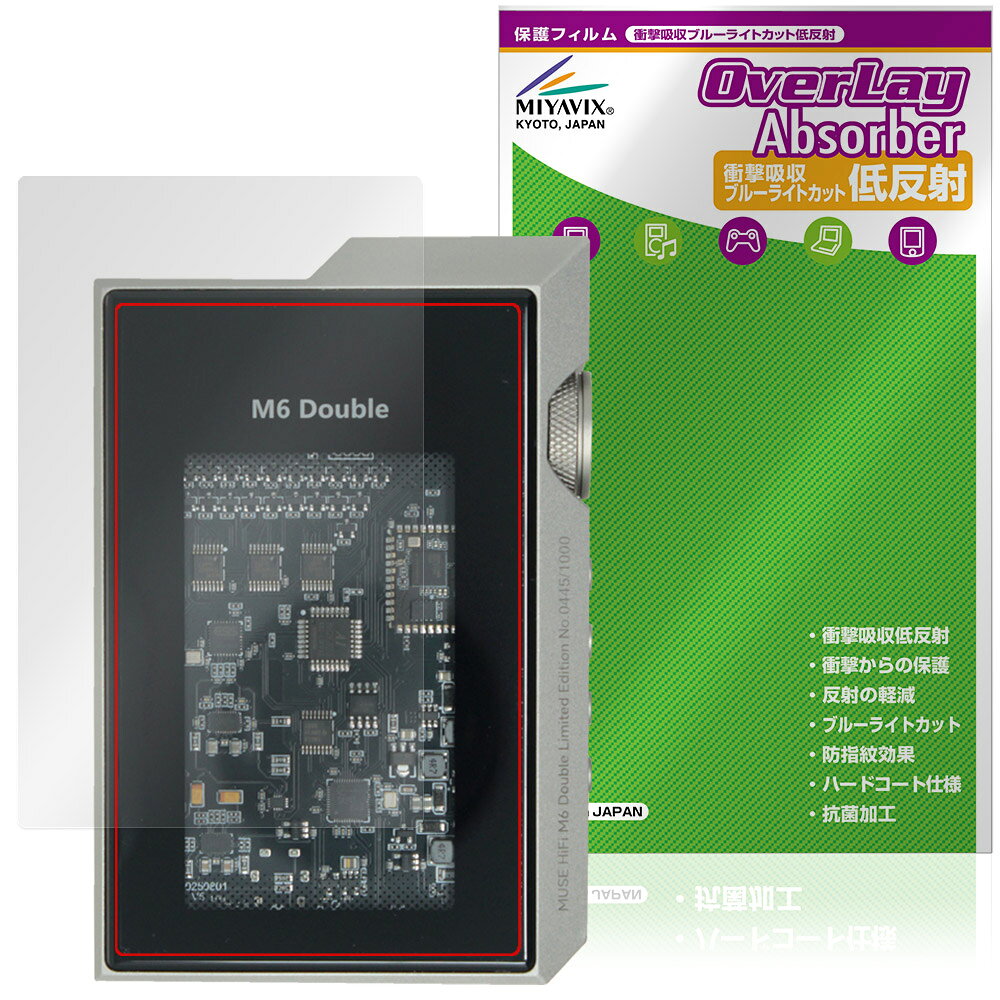 MUSE HiFi M6 Double �ݸ�ե���� OverLay Absorber ��ȿ�� for �ݡ����֥륢��� �׷�ۼ� ȿ���ɻ� �֥롼�饤�ȥ��å�...