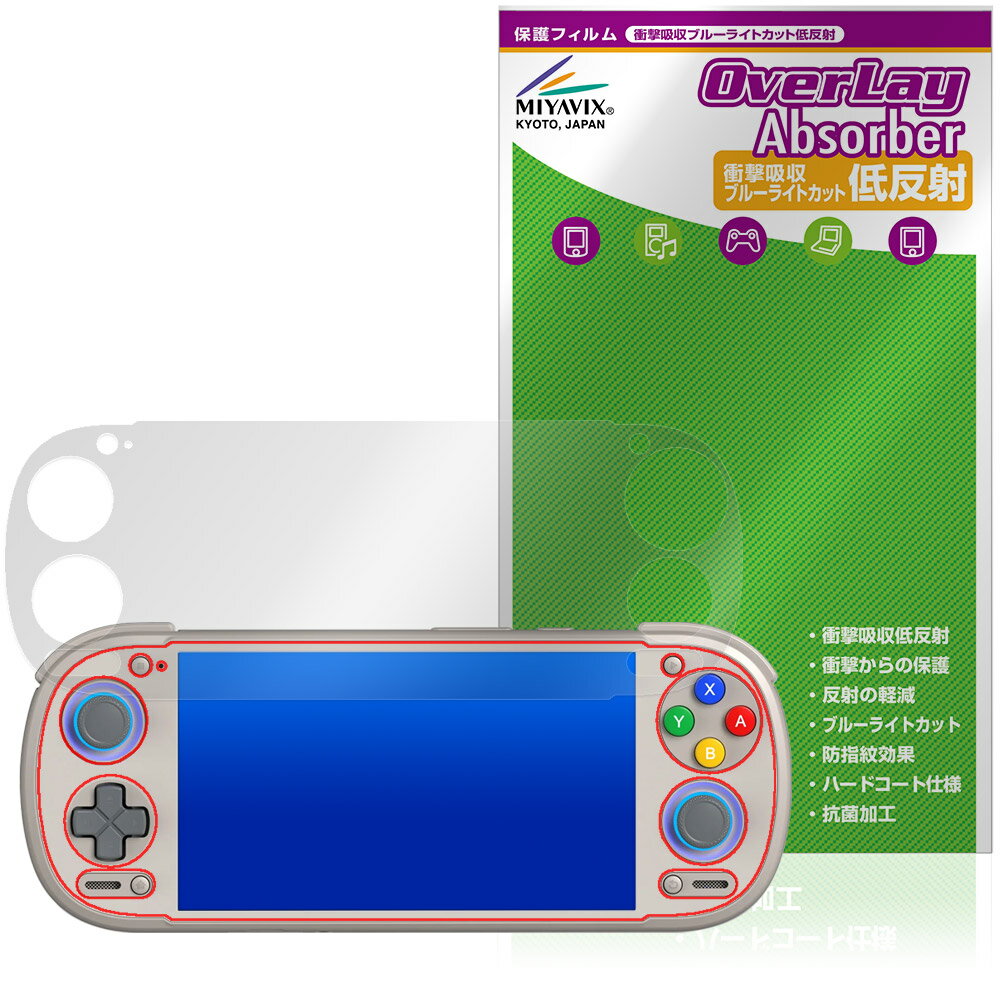 RETROID Pocket 6 Stick Top��ǥ� �ݸ�ե���� OverLay Absorber ��ȿ�� for ��ȥ����� �׷�ۼ� ȿ���ɻ� �֥�...
