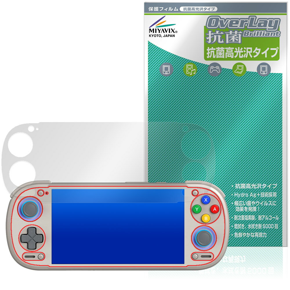 RETROID Pocket 6 Stick Top��ǥ� �ݸ�ե���� OverLay ���� Brilliant for ��ȥ����� Hydro Ag+ ����...