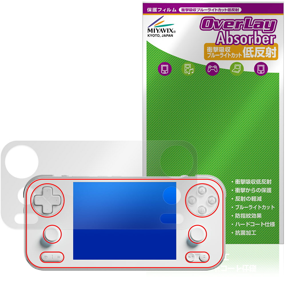 AYANEO Pocket S Mini �ݸ�ե���� OverLay Absorber ��ȿ�� for ����ͥ� �ݥ��å� �ߥ� �׷�ۼ� ȿ���ɻ� �֥롼��...