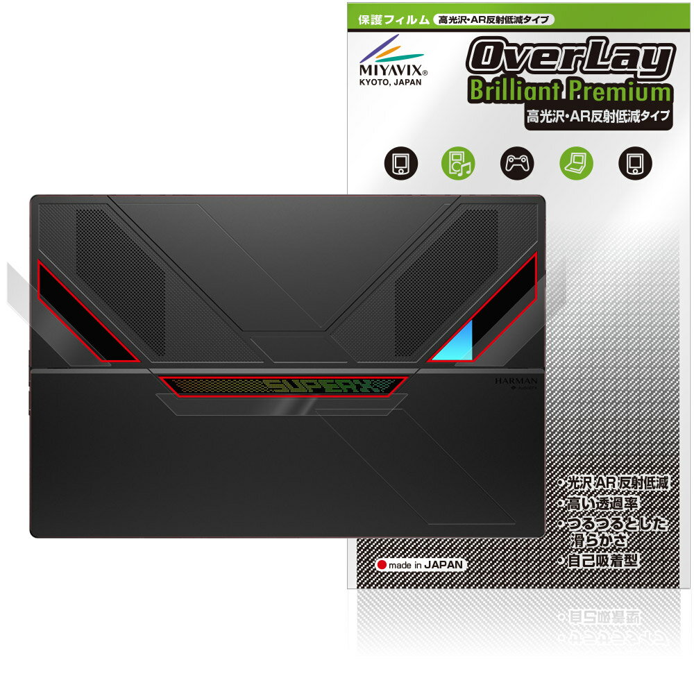 One-Netbook ONEXPLAYER Super X 背面RGBライト部 保護フィルム OverLay Brilliant Premium for ワンエックスプレイヤー 高光沢 反射低減