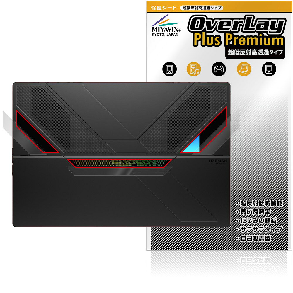 One-Netbook ONEXPLAYER Super X 背面RGBライト部 保護フィルム OverLay Plus Premium for ワンエックスプレイヤー さらさら手触り 低反射