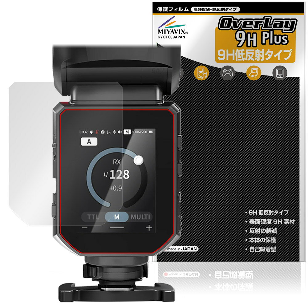 Film - NEEWER Z3R / Z3 保護フィルム OverLay 9H Plus for フラッシュストロボ 9H 高硬度 アンチグレア 反射防止