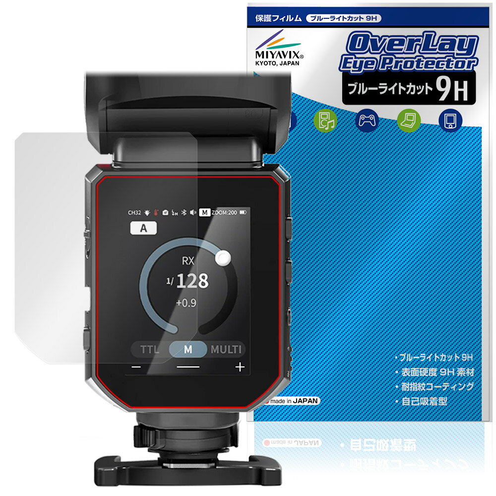 NEEWER Z3R / Z3 保護フィルム OverLay Eye Protector 9H for フラッシュストロボ 液晶保護 9H 高硬度 ブルーライトカット