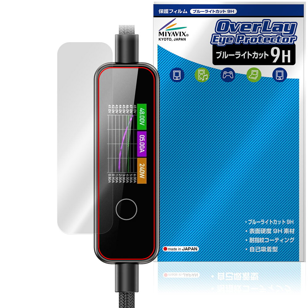 MATECH PowerSight 240W MTPS240 保護フィルム OverLay Eye Protector 9H for 液晶ディスプレイ搭載ケーブル 高硬度 ブルーライトカット