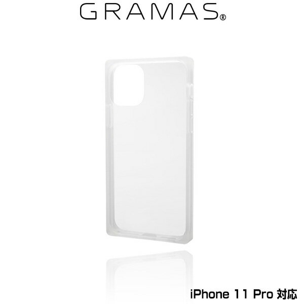 iPhone11 Pro ガラスハイブリッドケース GRAMAS COLORS Glassty Glass Hybrid Shell Case for iPhone 11 Pro CHCGP-IP01CLR ポリカーボネート＆TPU Qi対応