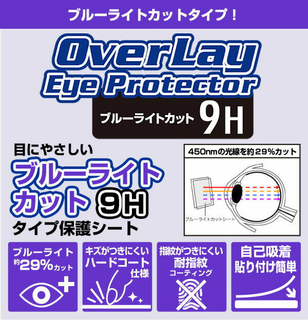 iPad mini 第6世代 Wi-Fiモデル 表面 背面 フィルム OverLay Eye Protector 9H for iPad mini 第6世代 Wi-Fiモデル 表面・背面セット 高硬度 ブルーライトカット ミヤビックス