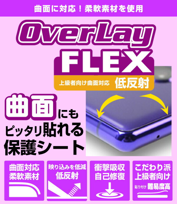 SHANLING UP5 背面 保護 フィルム OverLay FLEX 低反射 for シャンリン UP5 ハイエンド Bluetoothレシーバー 本体保護フィルム 曲面対応 2