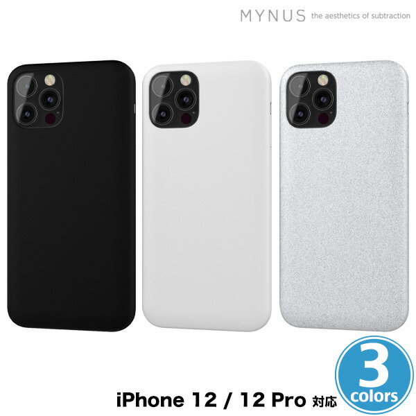 iPhone 12 Pro 薄型軽量シンプルデザインケース MYNUS iPhone 12 Pro CASE ワイヤレス充電対応 割れにくい高性能樹脂使用 側面ボタンレス iPhone 12にも対応
