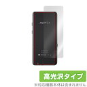 AGPTEK A19 背面 保護 フィルム OverLay Brilliant for MP3プレイヤー AGPTEKA19 本体保護フィルム 高光沢素材 ミヤビックス