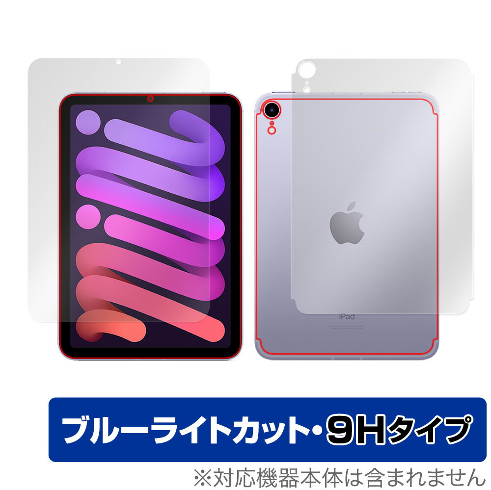 iPad mini 第6世代 Wi-Fi Cellular モデル 表面 背面 フィルム OverLay Eye Protector 9H for アイパッド ミニ (第6世代) mini6 セルラーモデル 表面 背面 ミヤビックス