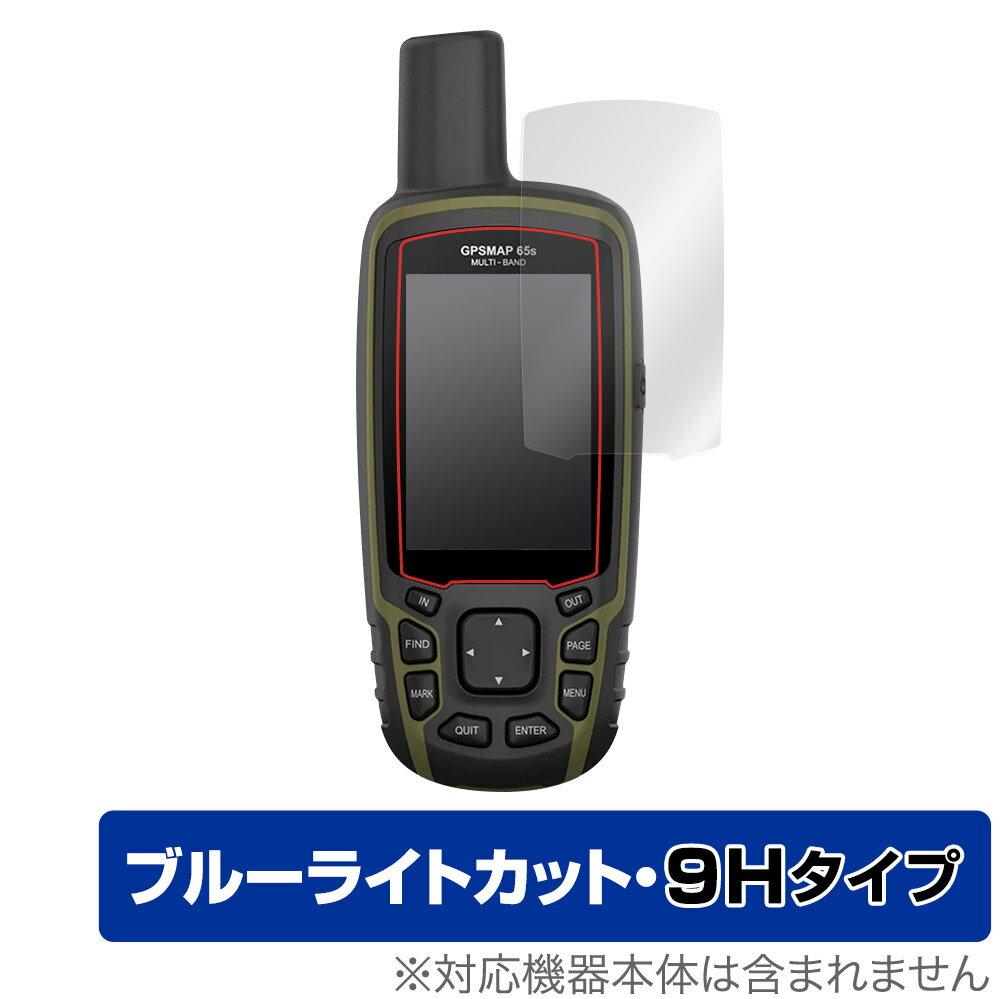 GARMIN GPSMAP 65s / 65 保護 フィルム OverLay Eye Protector 9H for ガーミン ジーピーエスマップ 65s 65 液晶保護 9H 高硬度 ブルーライトカット