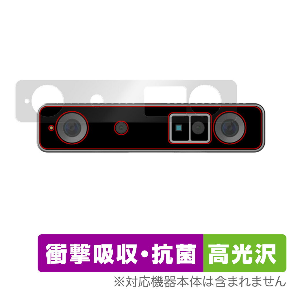 SiNGRAY Stereo PROカメラ 本体 保護 フィルム OverLay Absorber 高光沢 for シングレイ StereoPROカメラ 衝撃吸...