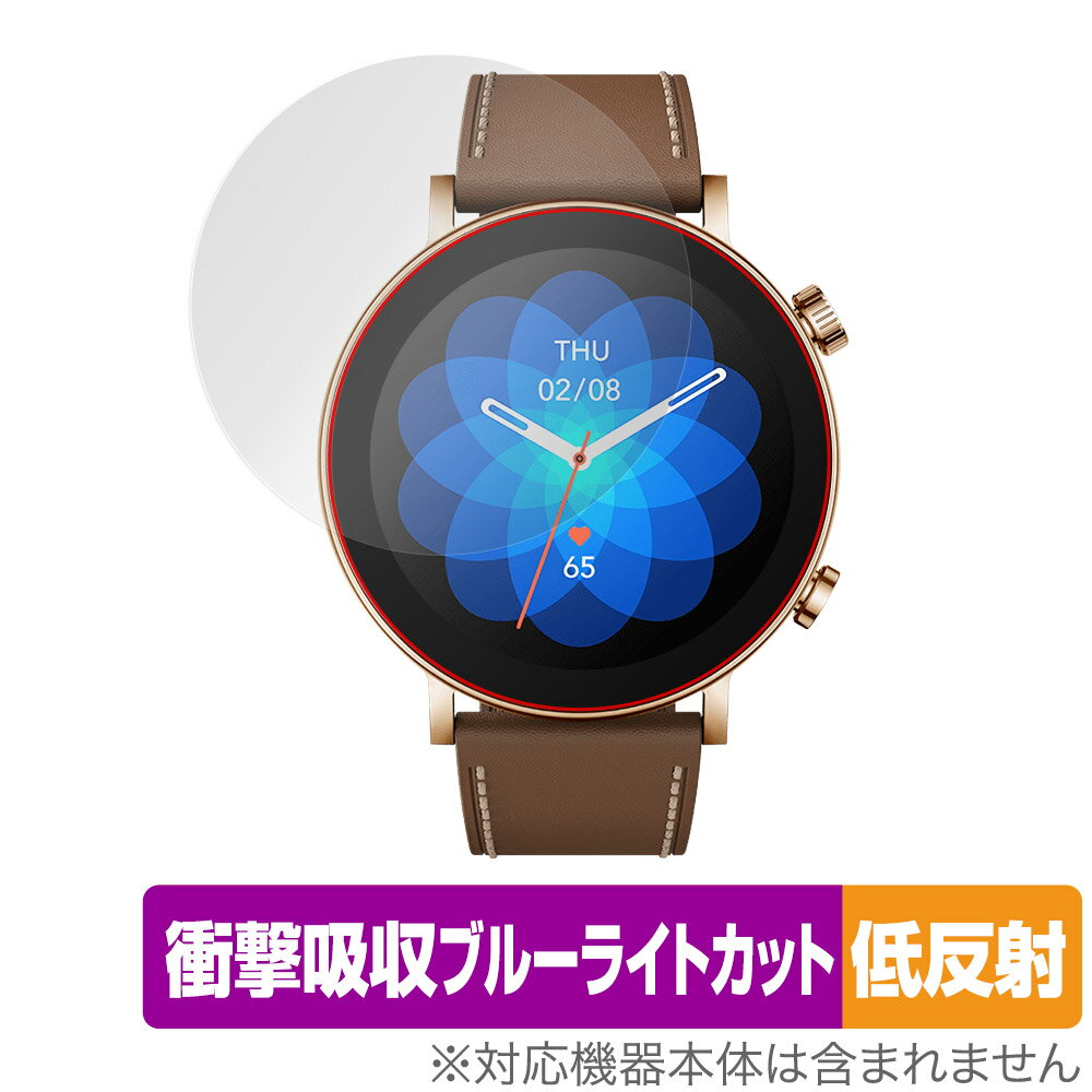 Amazfit GTR 3 Pro Limited Edition 保護 フィルム OverLay Absorber 低反射 アマズフィット スマート..