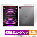 iPad Pro 12.9インチ 第6世代 Wi-Fi + Cellular 2022年発売 表面 背面 フィルムセット OverLay Absorber 低反射 衝撃吸収 反射防止 抗菌(2)