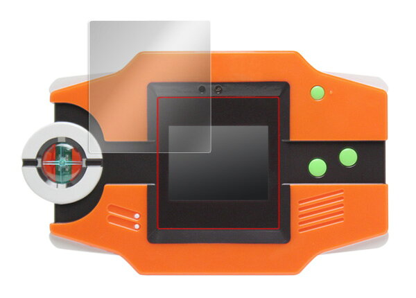 保護フィルムの老舗 ビザビのポケモン図鑑Z 保護フィルム OverLay Eye Protector for ポケモン図鑑Z 液晶 保護 フィルム シート シール 目にやさしい ブルーライト カット クリスマスプレゼント 子供用 ミヤビックス｜アングル3