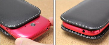 らくらくスマートフォン4 (F-04J) me (F-03K) 用 ケース PDAIR レザーケース for らくらくスマートフォン me (F-03K) / らくらくスマートフォン 4 (F-04J) ベルトクリップ付バーティカルポーチタイプ ポーチ型 縦型 縦入れ おしゃれ 可愛い 高級 本革