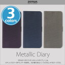 iPhone X 用 ケース Zenus Metallic Diary for iPhone X / iPhone アイフォンX iPhoneケース レザー ICカード シンプル 手帳型ケース 手帳型 ケース ゼヌス