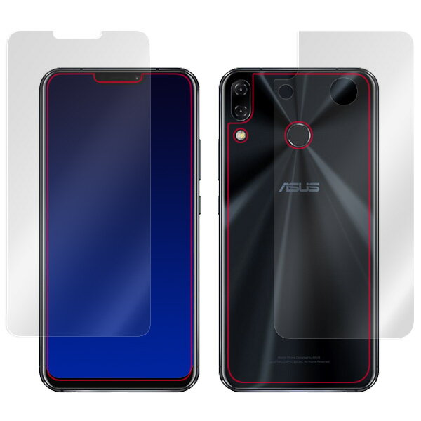 ASUS Zenfone 5Z (ZS620KL) / Zenfone 5 (ZE620KL) 保護フィルム OverLay Brilliant for ASUS Zenfone 5Z (ZS620KL) / Zenfone 5 (ZE620KL) 『表面・背面セット』液晶 保護 フィルム シート シール フィルター スマホフィルム おすすめ 3