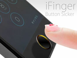 Touch IDに対応したホームボタンシール iFinger Button 指紋認証対応 ホームボタンシール MS-IFVB